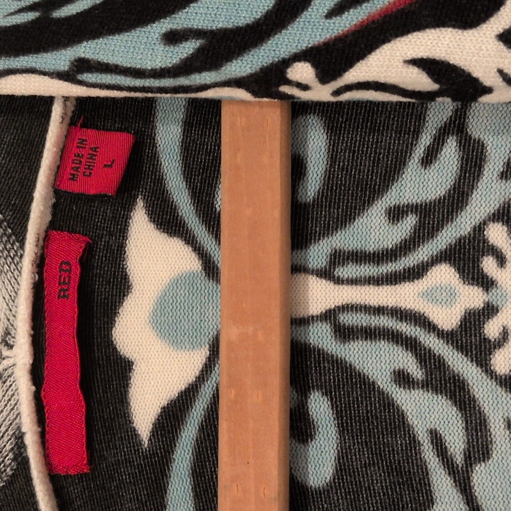 RED brand Draped Cardigan Size Large - Picture 3 of 5